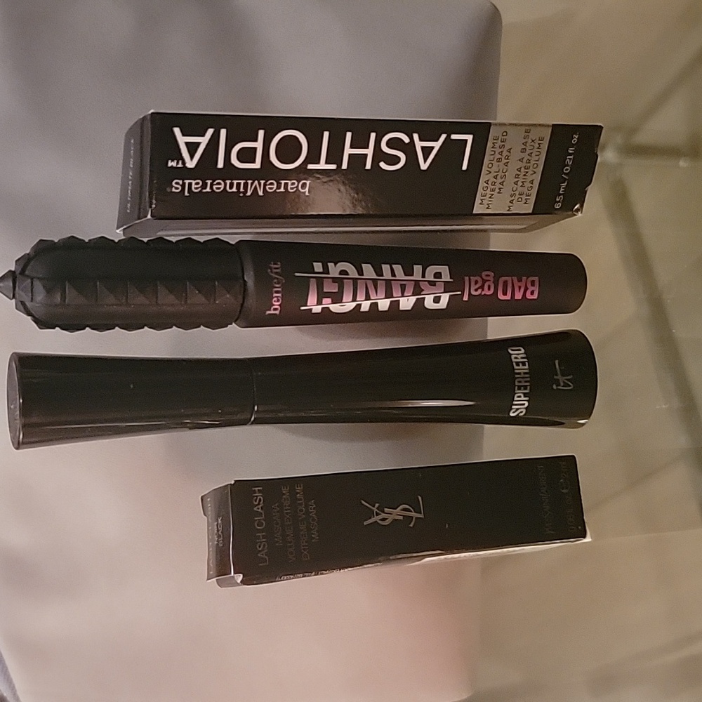 Benefit, IT Cosmetics, YSL, & Bareminerals mascara bundle with brand new bag! - Picture 2 of 16